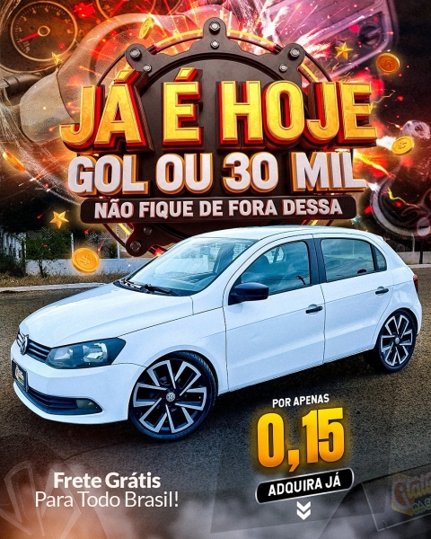 UM GOL COM RODAS ARO 18 OU 30 MIL NO PIX!!!